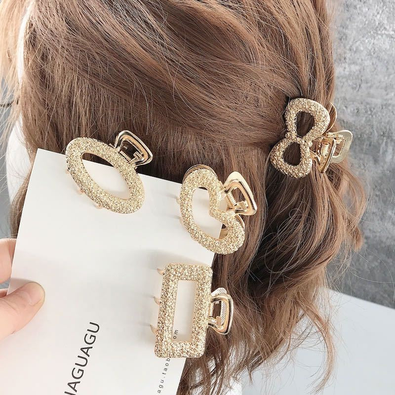 Pekanbaru Jepit Rambut Bentuk Geometris Bahan Alloy Untuk Wanita
