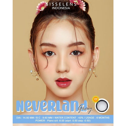 Pekanbaru Sisse Lens Softlens Neverland Gray Dan Brown Normal Dan Mines