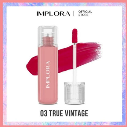 Pekanbaru Implora Jelly Tint Implora Jelly Tint 3X Bibir Halus, Glossy, Dan Bervolume