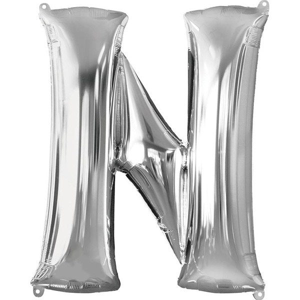Pekanbaru BALON FOIL SILVER BALON HURUF Angka 16 inch 40 cm Ulang Tahun Love Star ABCDEFGHIJKLMNOPQRSTUVWXYZ Balloon Supplies Happy Birthday