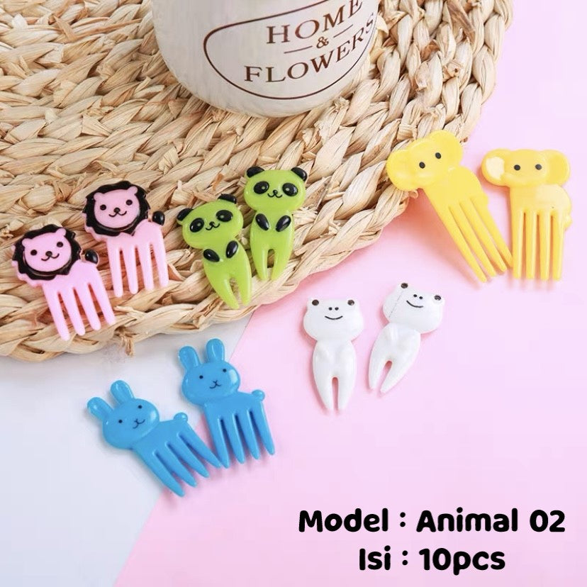 Pekanbaru Garpu / Tusuk Bento Lucu Unik Mini
