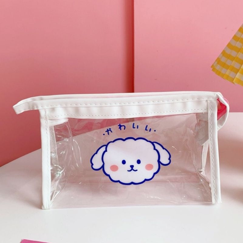 Pekanbaru Pouch Dompet Mika Make Up Kawai Pouch Resleting Tempat Alat Tulis Pouch