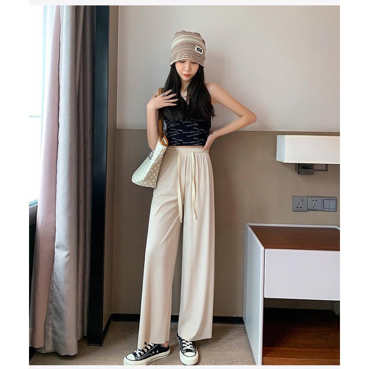 Pekanbaru Celana Panjang Kulot Loose Pants Celana Karet Cullote Tali Depan Celana Formal Kasual Simple Polos Corak Garis Elegan Berkualitas Premiumx