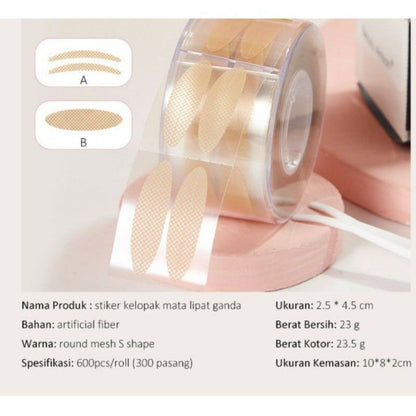 Pekanbaru Skot Mata Roll Isi 300 Pasang / Eyelid Tape Roll