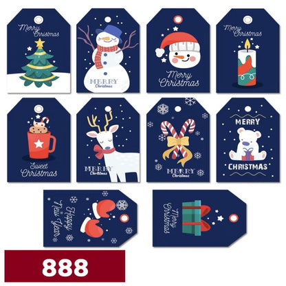 Pekanbaru Christmas Hang Tag / Tag Natal Berbagai Motif Per Pack