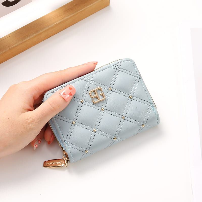 Pekanbaru Dompet Kartu Polos Wanita Kecil Import Dompet Kulit Korea Mini