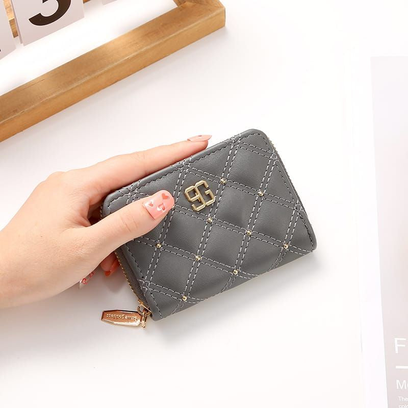 Pekanbaru Dompet Kartu Polos Wanita Kecil Import Dompet Kulit Korea Mini