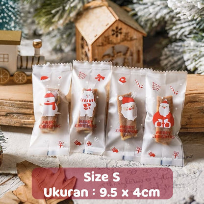 Pekanbaru Plastik Cookies Christmas / Natal Doff Bening Non-Seal Per Pack