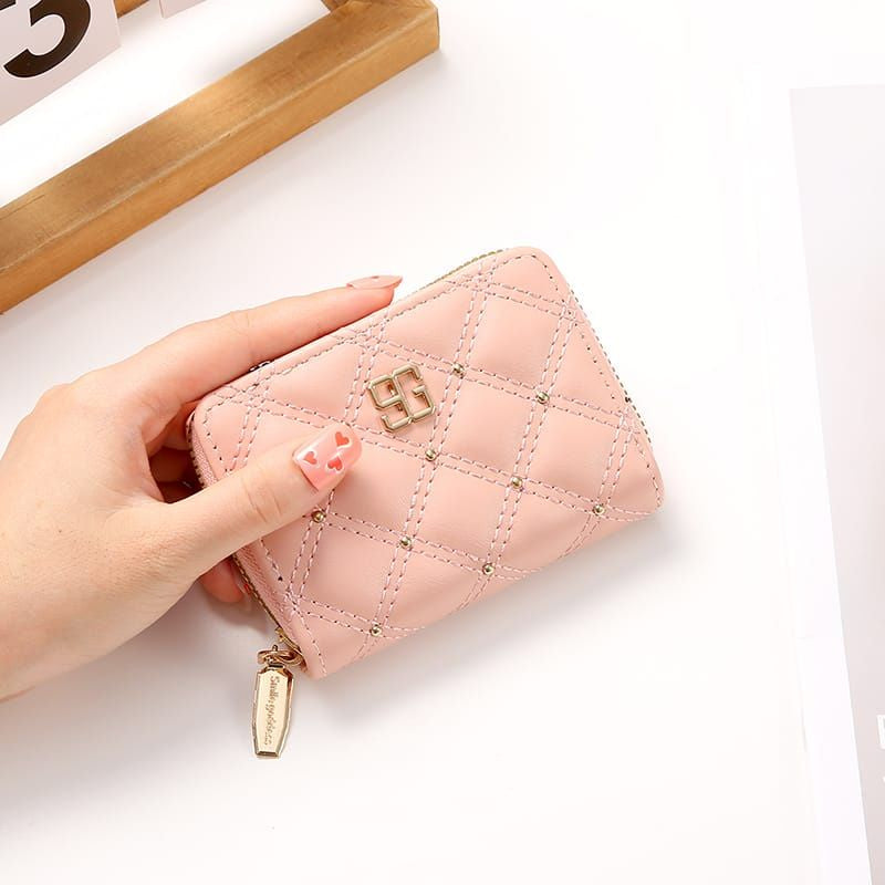 Pekanbaru Dompet Kartu Polos Wanita Kecil Import Dompet Kulit Korea Mini