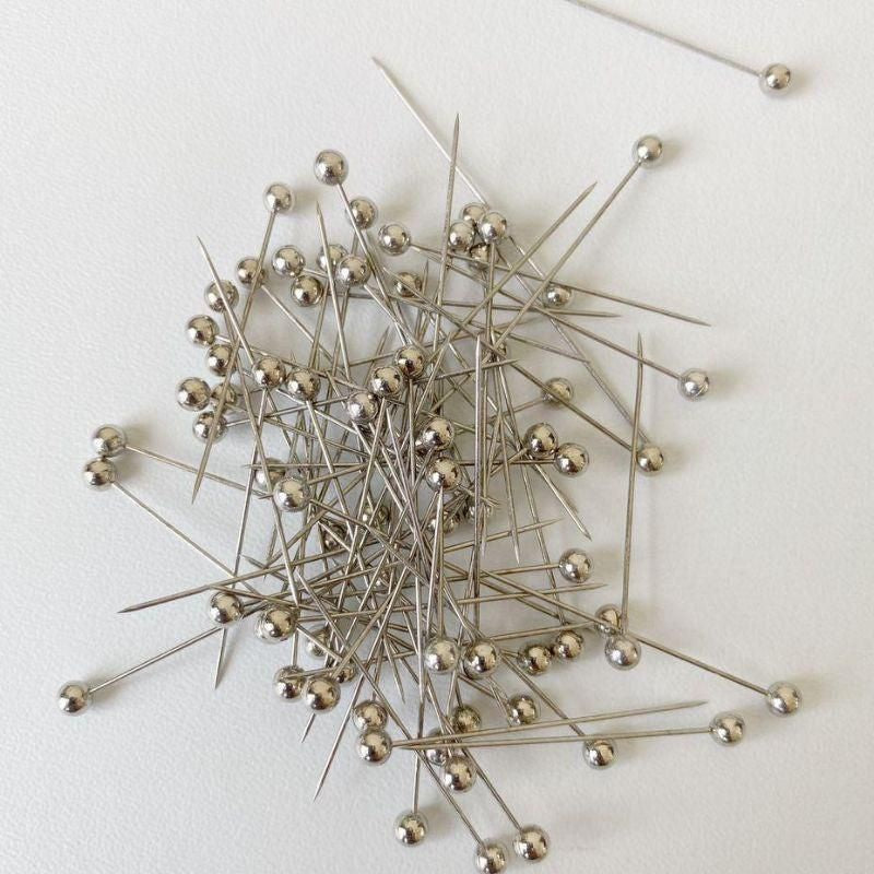 Pekanbaru Jarum Pentul Mika Silver Stainless Anti Karat Haodie Dressmaker Pins