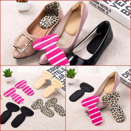 Pekanbaru Bantalan Pelindung Tumit Mata Kaki T-Shaped Insole Shoes Pad Alas Kaki / Alas