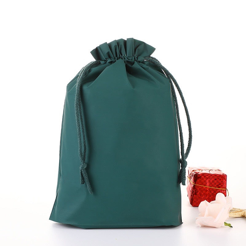 Pekanbaru HR-Premium Drawstring Pouch Bag Tas Serut Packaging Makeup Kantong Travel Warna Pastel Sebaguna Bahan Tebal Organizer Bag Anti Air Tempat Penyimpanan Pakaian Make Up Pouch Serut Murah