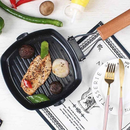 Pekanbaru Square Grill Pan 20cm Alat Panggang Lipat Royal Star/ Alat memanggang diatas kompor/ Square grill