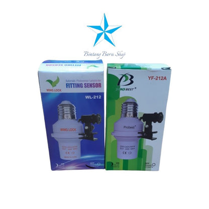 Pekanbaru Fitting Sensor Cahaya E 27 / Lampu Sensor Cahaya Otomatis E 27