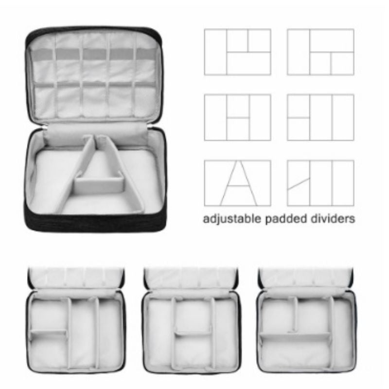 Pekanbaru Tas Travel Digital Pouch Elektronik/Tas Kabel Usb Charger/Tas Kabel/Tas Elektronik/