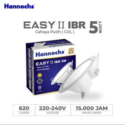 Pekanbaru Lampu Led Downlight / Lampu Ceiling Plafon Hannochs Easy Cool Daylight Ibr 3W/5W/7W/9W/12W/15W/20W