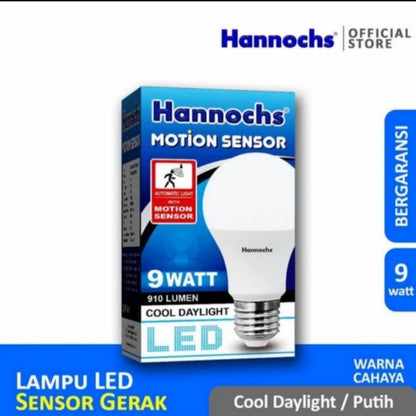 Pekanbaru Lampu Hannochs Lampu Led Hannochs Sensor Motion / Sensor Gerakan 5W / 9W / 13W