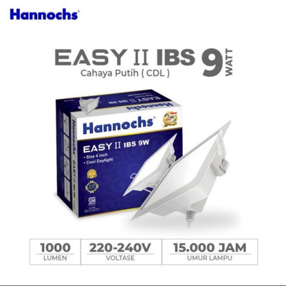 Pekanbaru Hannochs Lampu Led Downlight / Lampu Ceiling Plafon Hannochs Easy Cool Daylight Ibs 3W/5W/7W/9W/12W/15W/20W