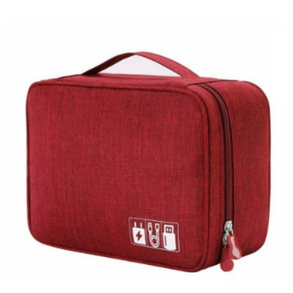 Pekanbaru Tas Travel Digital Pouch Elektronik/Tas Kabel Usb Charger/Tas Kabel/Tas Elektronik/
