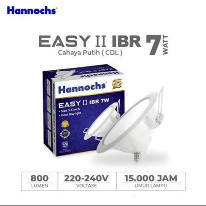 Pekanbaru Lampu Led Downlight / Lampu Ceiling Plafon Hannochs Easy Cool Daylight Ibr 3W/5W/7W/9W/12W/15W/20W