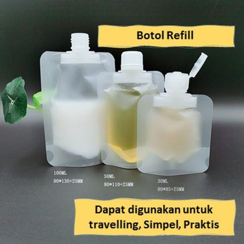 Pekanbaru Botoll Refill Tempat Sabun Cair Travel Plastik Fliptop Travel Organizer