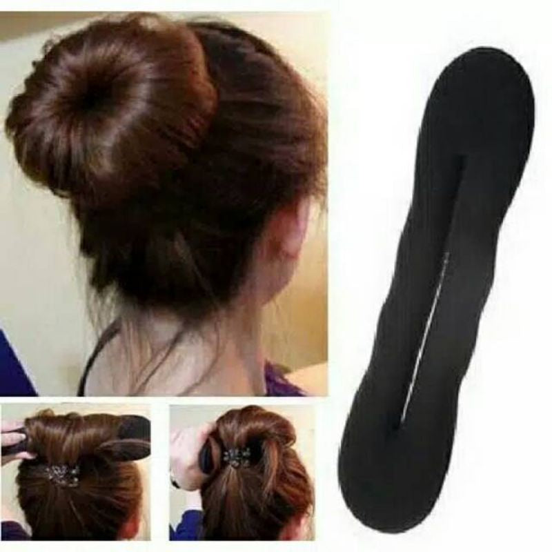 Pekanbaru Hairdini Sponge Rambut / Hair Dini / Hair Bun / Hairlock / Alat Sanggul