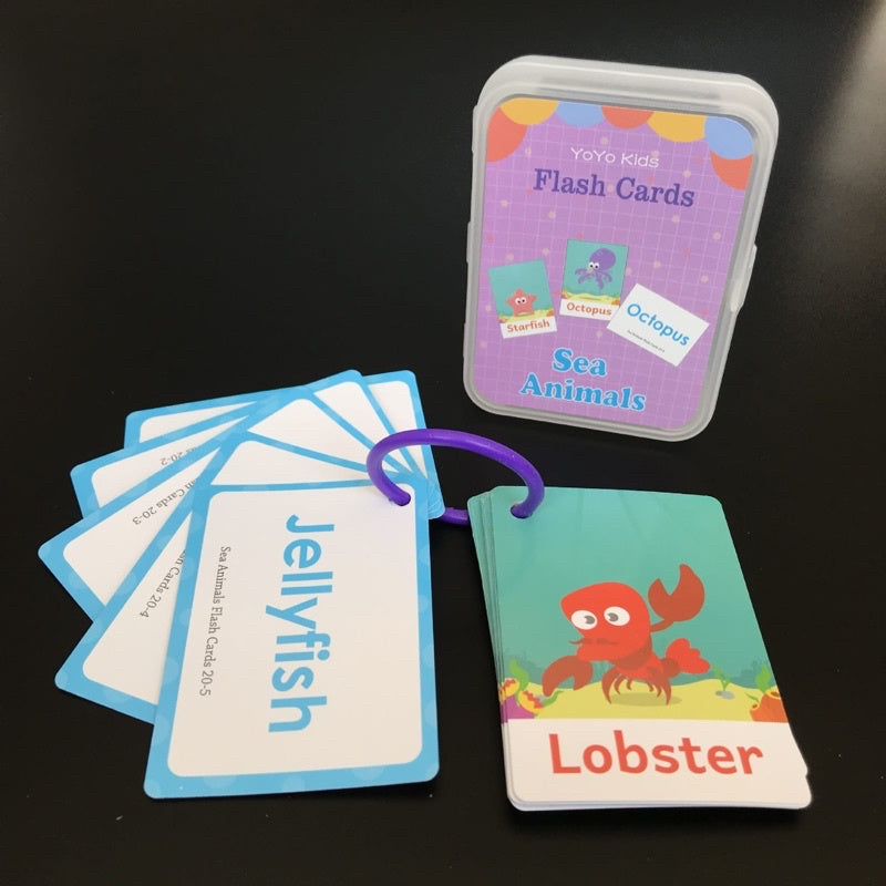 Pekanbaru [IA] Flash Card Edukasi Anak Mainan Edukasi Anak Kartu Pintar Balita Flash Card Bahasa Inggris