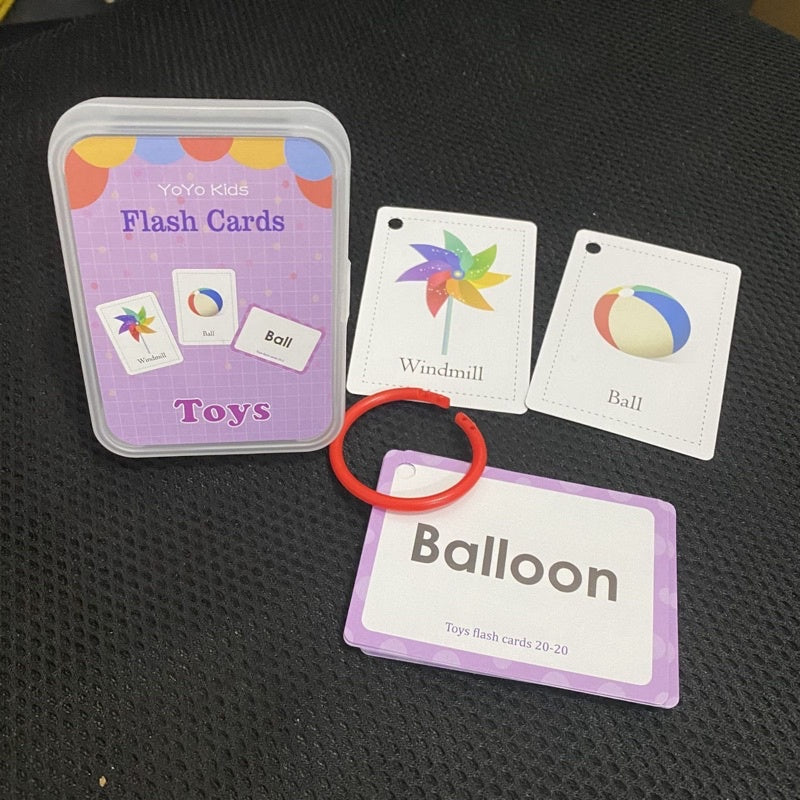 Pekanbaru [IA] Flash Card Edukasi Anak Mainan Edukasi Anak Kartu Pintar Balita Flash Card Bahasa Inggris