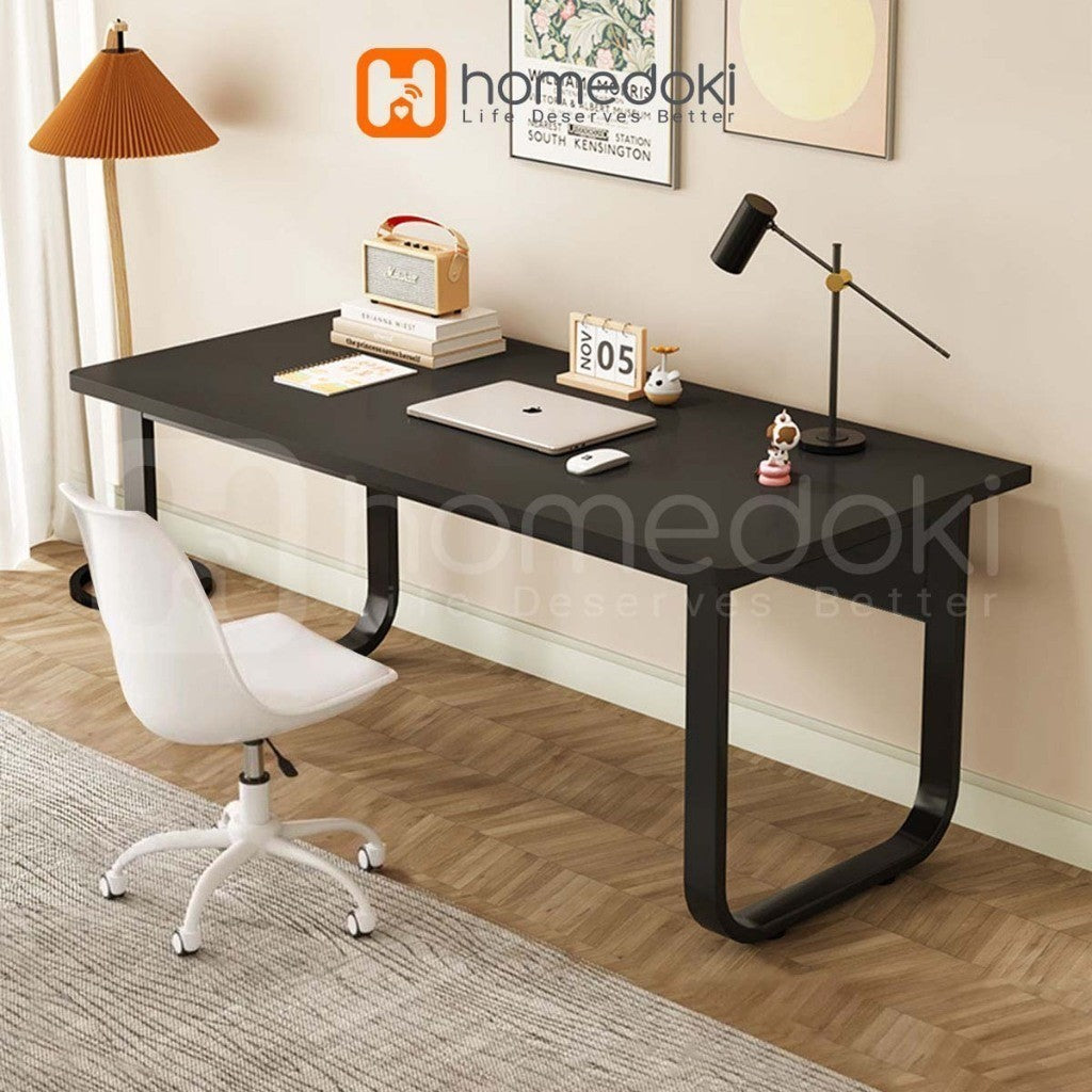 Pekanbaru Homedoki Meja Kerja/ Meja Kantor/ Meja Belajar/ Office Table/ Meja Kayu Minimalis