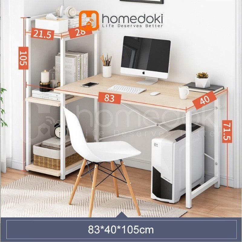 Pekanbaru Homedoki Meja Belajar Minimalis/Meja Komputer Minimalis/Meja Gaming Minimalis/Meja Belajar Anak/Meja Belajar Aesthetic