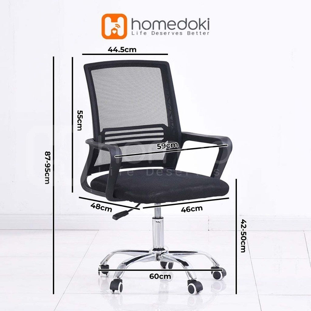 Pekanbaru Homedoki Kursi Kantor / Kursi Gaming / Kursi Putar / Kursi Kantor Hidrolik / Kursi Jaring / Kursi Ergonomis