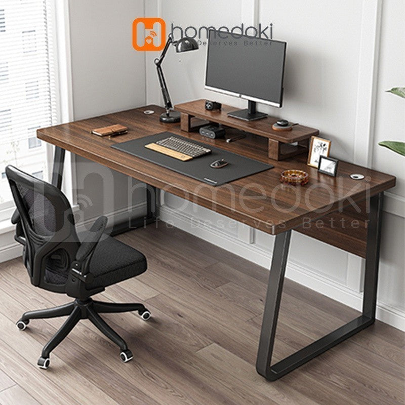 Pekanbaru Homedoki Meja Kerja/ Meja Kantor/ Meja Belajar/ Office Table/ Meja Kayu Minimalis