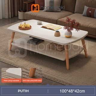 Pekanbaru Homedoki Meja Tamu / Coffee Table / Meja Kopi / Meja Coffee Minimalis / Meja Tamu Minimalis Modern / Meja Minimalis