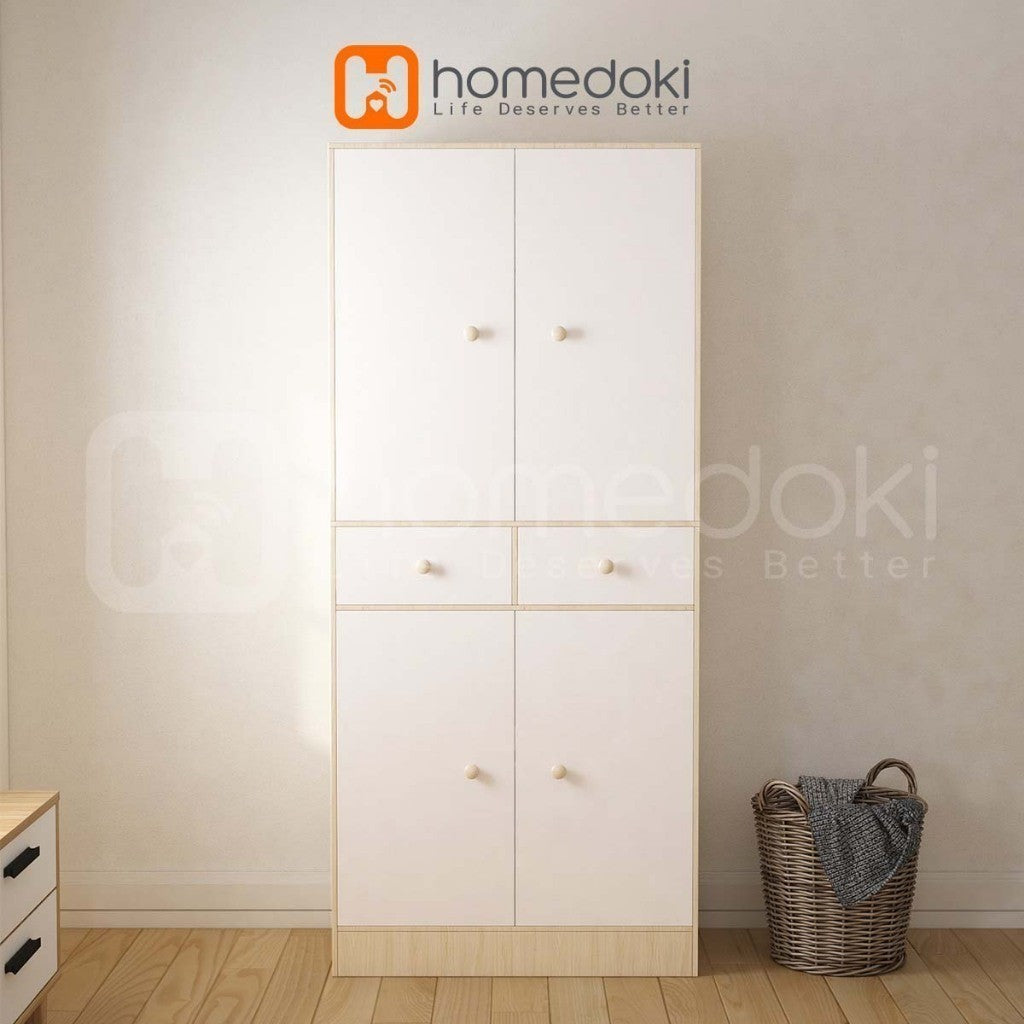 Pekanbaru Homedoki Lemari Pakaian/Lemari Baju/Lemari Baju Minimalis/Lemari Pakaian Estetik/Lemari Baju Aesthetic/Lemari Pakaian Minimalis
