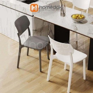 Pekanbaru Homedoki Kursi Plastik/Kursi Kantor/Kursi Belajar/Kursi Teras/Kursi Santai/Kursi Kerja/Kursi Makan/Kursi Cafe