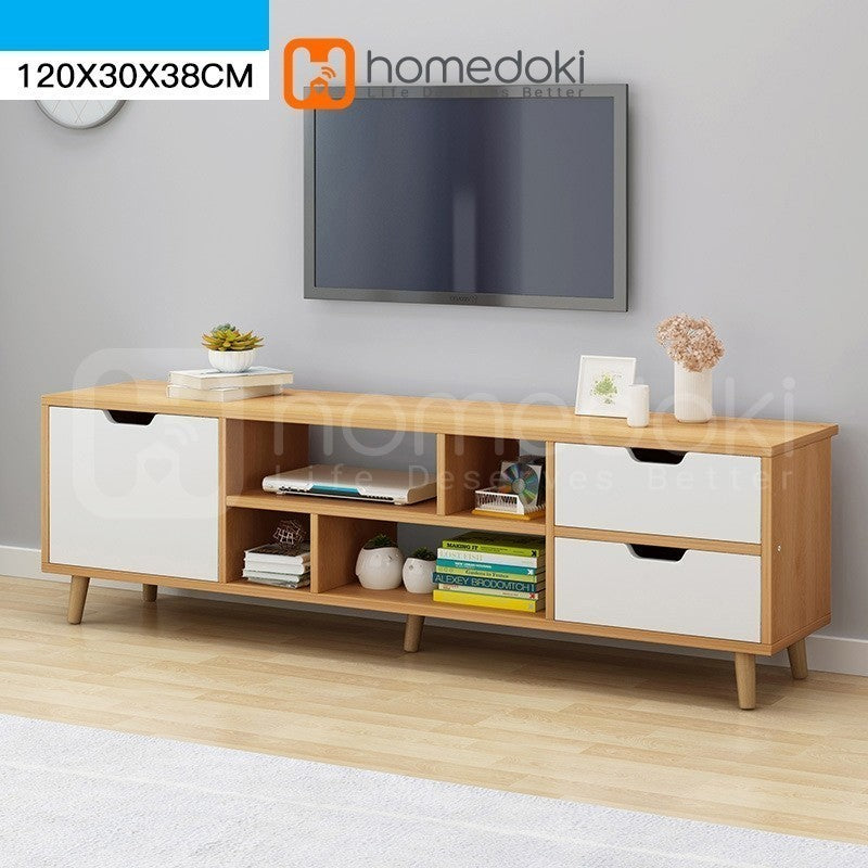 Pekanbaru Homedoki  Meja Tv Kayu Tv Serbaguna Minimalis Jumbo Meja Tv Minimalis Tv Meja Tv Rak Tv Minimalis Bufet Tv Minimalis Kayu Modern Murah