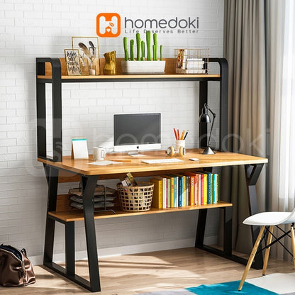 Pekanbaru Homedoki Meja Belajar / Meja Komputer / Meja Kerja / Meja Belajar Minimalis Kayu / Meja Kerja Murah / Meja Belajar Anak