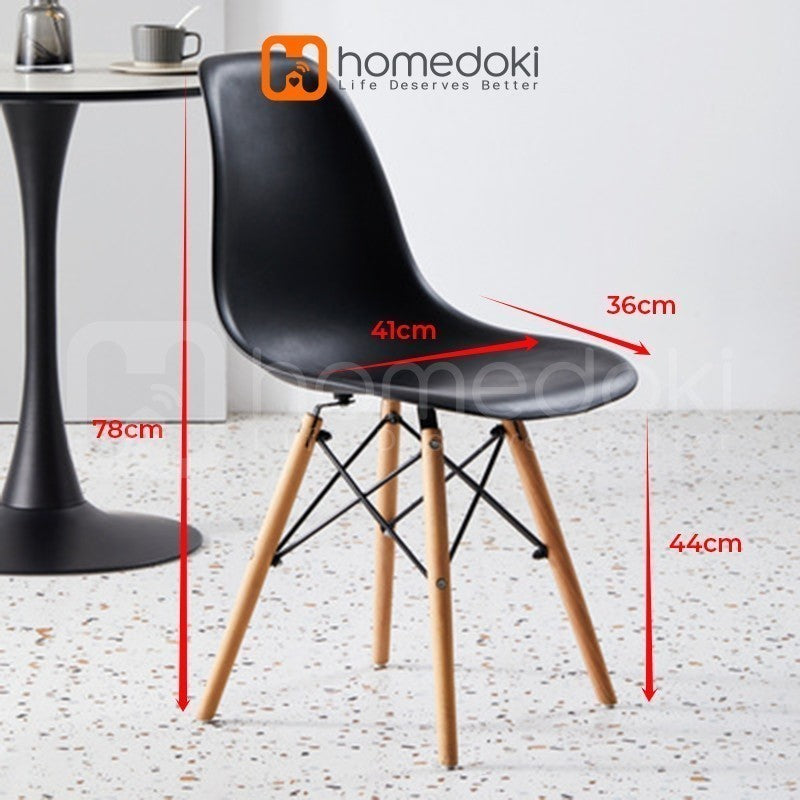 Pekanbaru Homedoki Kursi Eames / Kursi Cafe / Kursi Kantor / Kursi Tamu / Kursi Outdoor / Kursi Belajar
