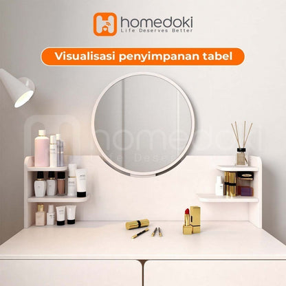 Pekanbaru Homedoki Meja Rias/Meja Rias Aesthetic/Meja Rias Minimalis/Meja Rias Led/Meja Rias Lampu/Meja Rias Sliding/Meja Make Up