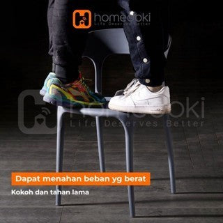 Pekanbaru Homedoki Kursi Makan / Kursi Plastik / Kursi Cafe / Kursi Tamu / Bangku Makan / Kursi Santai Kursi