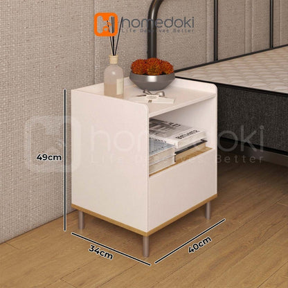 Pekanbaru Homedoki Meja Nakas/Meja Nakas Kecil/Meja Sudut/Nakas Minimalis/Meja Samping Tempat Tidur