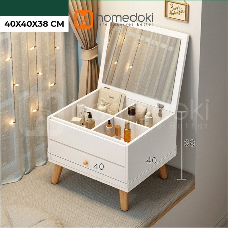 Pekanbaru Homedoki Meja Rias/Meja Rias Minimalis/Meja Rias Led/Meja Rias Lampu/Meja Rias Aesthetic/Meja Rias Sliding