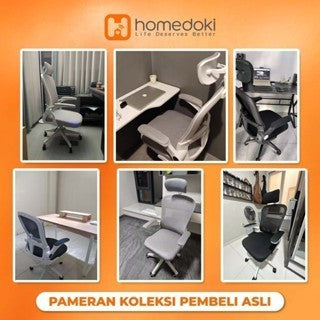 Pekanbaru Homedoki Kursi Kantor / Kursi Gaming / Kursi Putar / Kursi Kantor Hidrolik / Kursi Jaring / Kursi Ergonomis