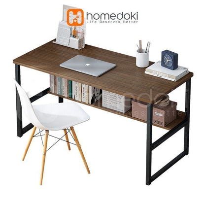 Pekanbaru Homedoki Meja Belajar Minimalis/  Meja Gaming / Meja Komputer / Meja Kantor / Meja Rias Panjang / Meja Kamar Tidur Sederhana