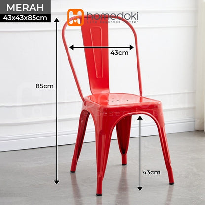 Pekanbaru Homedoki Kursi Besi Cafe/Kursi Besi Bar/Kursi Cafe/Kursi Cafe Industrial/Kursi Besi
