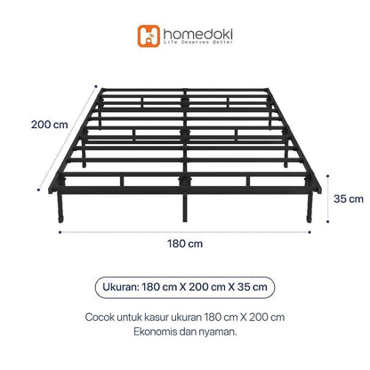 Pekanbaru Homedoki Basiclitebed  Series/ Tatakan Divan Tempat Tidur / Yelena Ranjang Tidur / Dipan Tempat Tidur