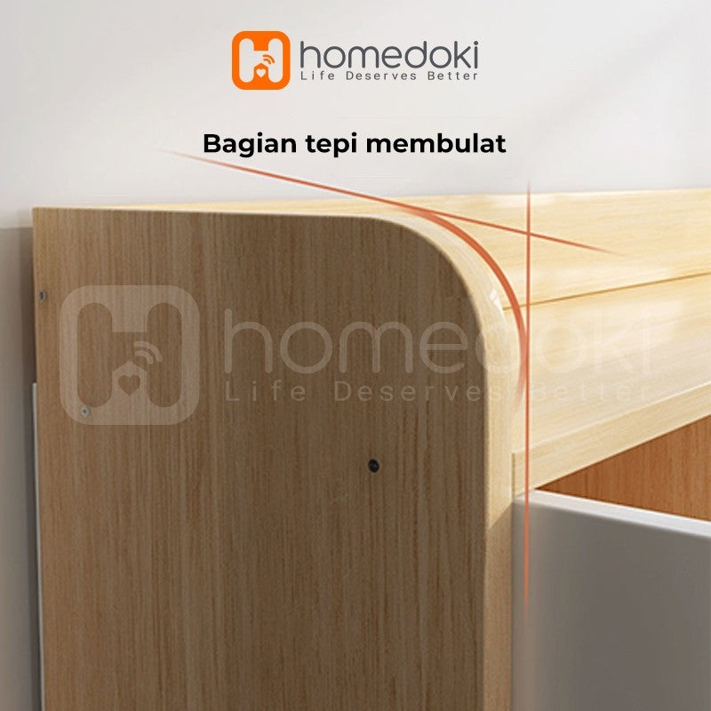 Pekanbaru Homedoki Lemari Dapur Minimalis / Kabinet Dapur / Rak Serbaguna / Lemari Piring / Lemari Multifungsi