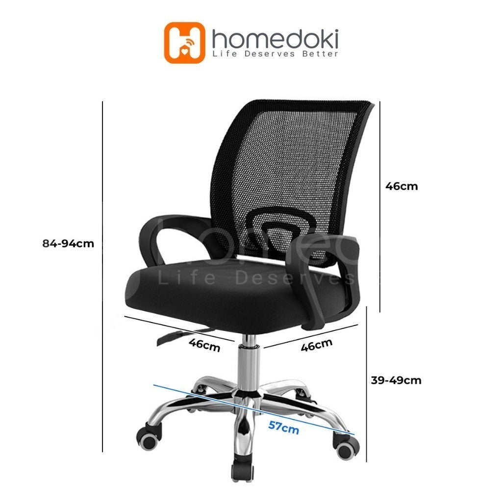 Pekanbaru Homedoki Kursi Kantor / Kursi Gaming / Kursi Putar / Kursi Kantor Hidrolik / Kursi Jaring / Kursi Ergonomis