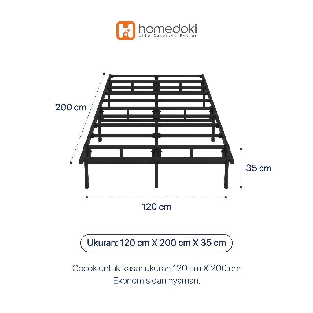 Pekanbaru Homedoki Basiclitebed  Series/ Tatakan Divan Tempat Tidur / Yelena Ranjang Tidur / Dipan Tempat Tidur