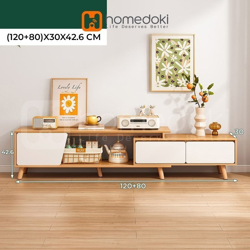 Pekanbaru Homedoki  Meja Tv Kayu Tv Serbaguna Minimalis Jumbo Meja Tv Minimalis Tv Meja Tv Rak Tv Minimalis Bufet Tv Minimalis Kayu Modern Murah